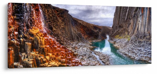 Slika - Kanjon Studlagil (120x50 cm)