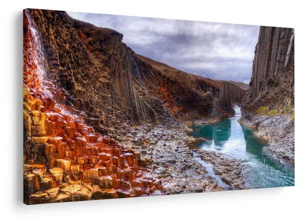 Slika - Kanjon Studlagil (90x60 cm)