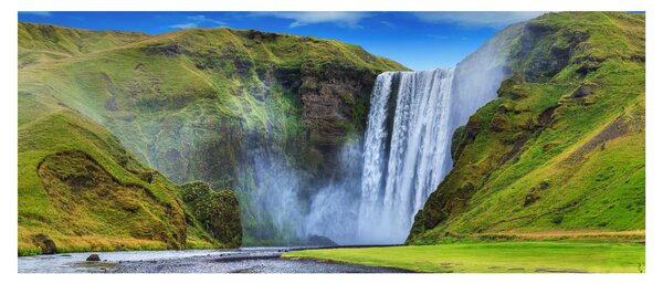 Slika - Vodopad Seljalandsfoss (120x50 cm)