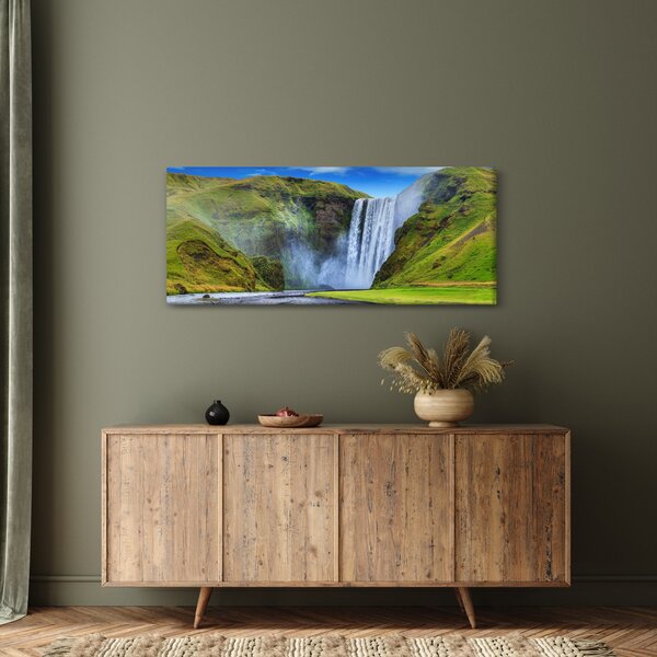 Slika - Vodopad Seljalandsfoss (120x50 cm)