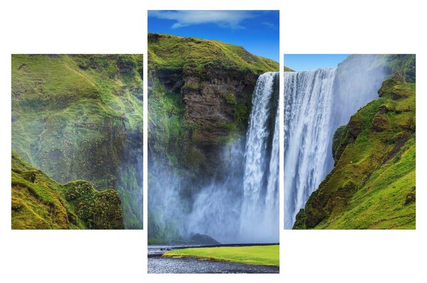Slika - Vodopad Seljalandsfoss (90x60 cm)