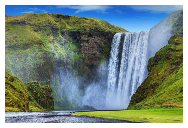 Slika - Vodopad Seljalandsfoss (90x60 cm)