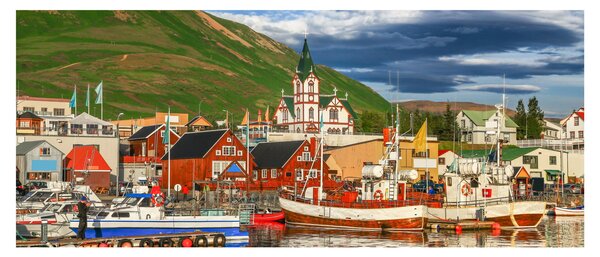 Slika - Húsavík (120x50 cm)