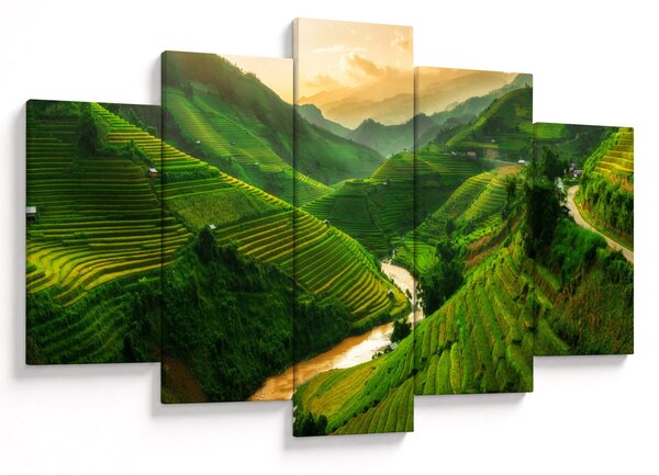 Slika - Mu Cang Chai rižine terase (150x105 cm)