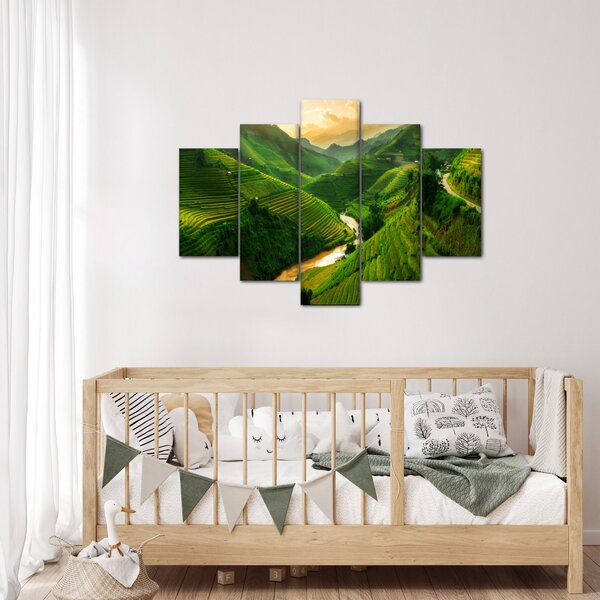Slika - Mu Cang Chai rižine terase (150x105 cm)