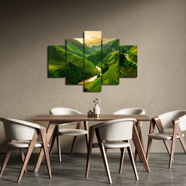 Slika - Mu Cang Chai rižine terase (150x105 cm)