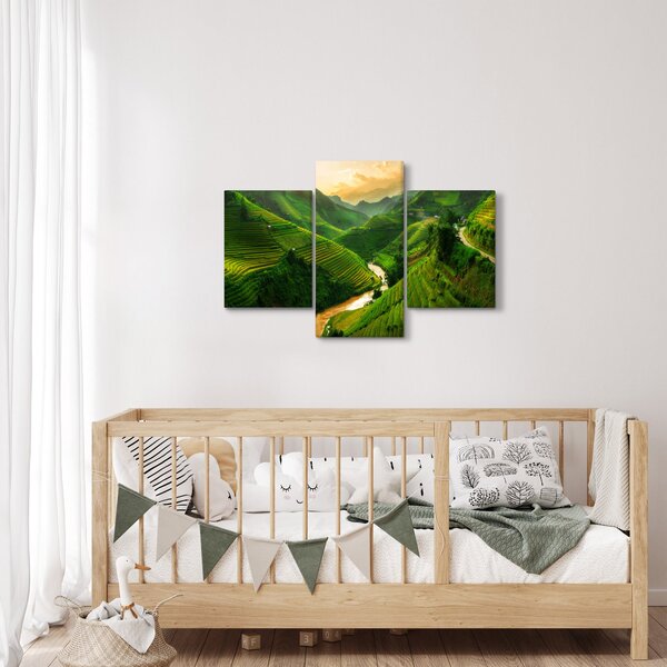 Slika - Mu Cang Chai rižine terase (90x60 cm)