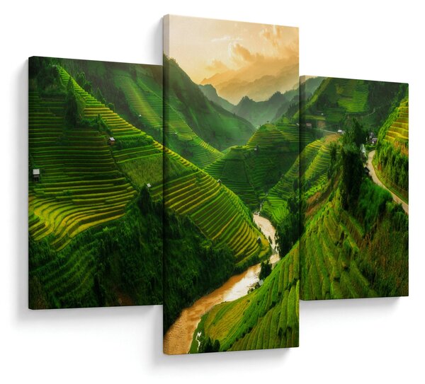 Slika - Mu Cang Chai rižine terase (90x60 cm)