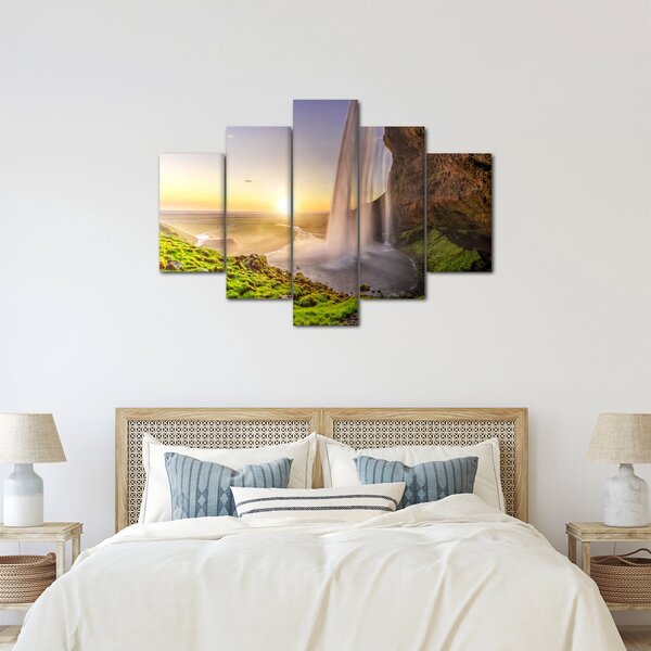 Slika - Seljalandsfoss iza špilje (150x105 cm)
