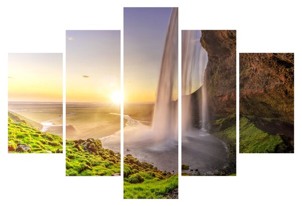 Slika - Seljalandsfoss iza špilje (150x105 cm)