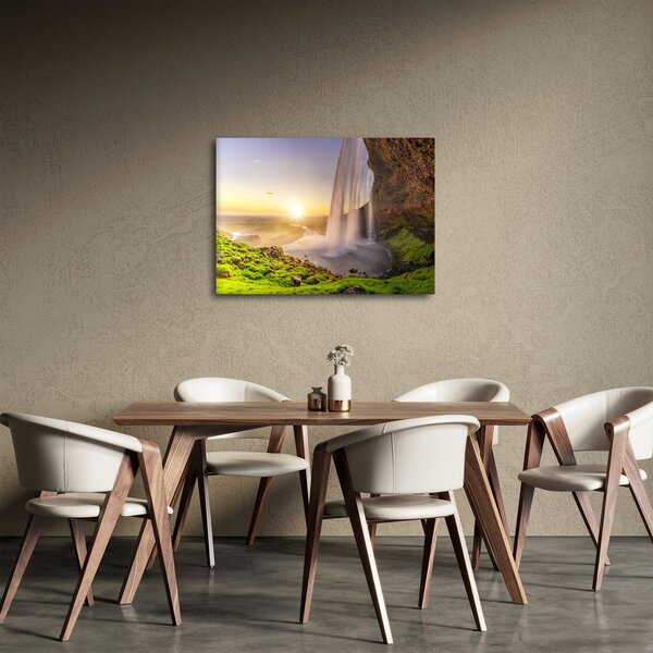 Slika - Seljalandsfoss iza špilje (70x50 cm)