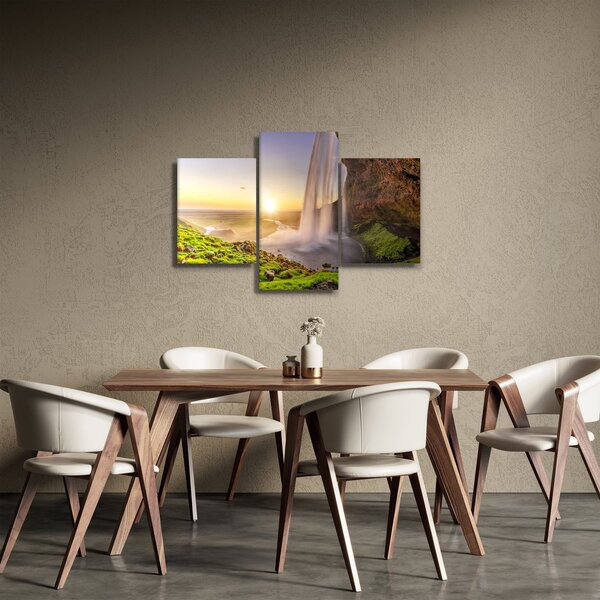 Slika - Seljalandsfoss iza špilje (90x60 cm)
