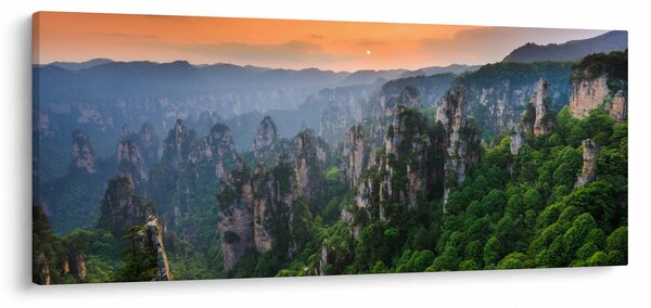 Slika - Nacionalni šumski park Zhangjiajie (120x50 cm)