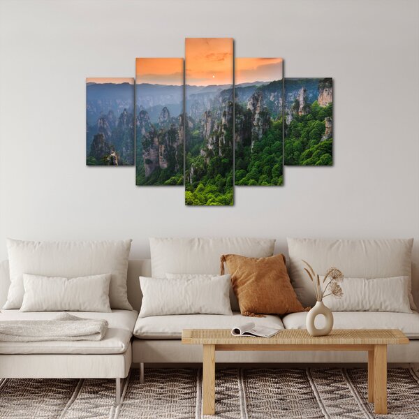 Slika - Nacionalni šumski park Zhangjiajie (150x105 cm)