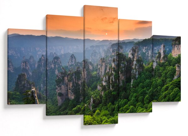 Slika - Nacionalni šumski park Zhangjiajie (150x105 cm)