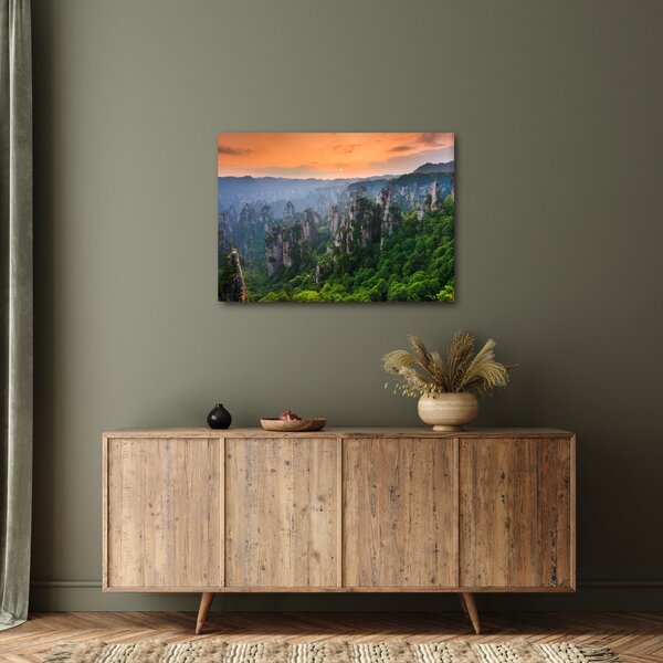 Slika - Nacionalni šumski park Zhangjiajie (70x50 cm)