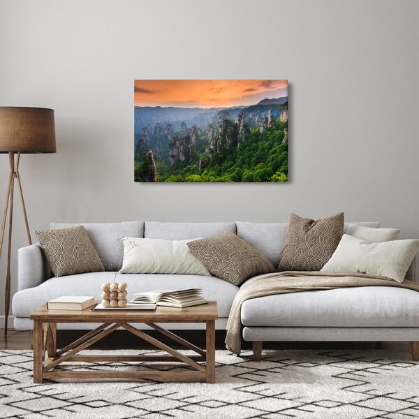 Slika - Nacionalni šumski park Zhangjiajie (90x60 cm)