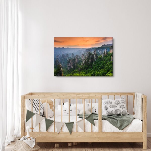 Slika - Nacionalni šumski park Zhangjiajie (90x60 cm)