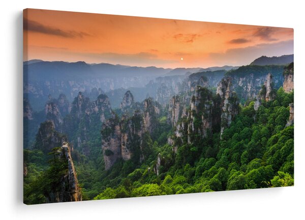Slika - Nacionalni šumski park Zhangjiajie (90x60 cm)
