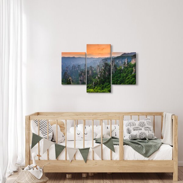 Slika - Nacionalni šumski park Zhangjiajie (90x60 cm)