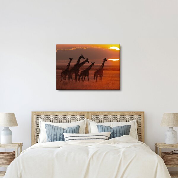 Slika - Žirafe u afričkoj savani (70x50 cm)