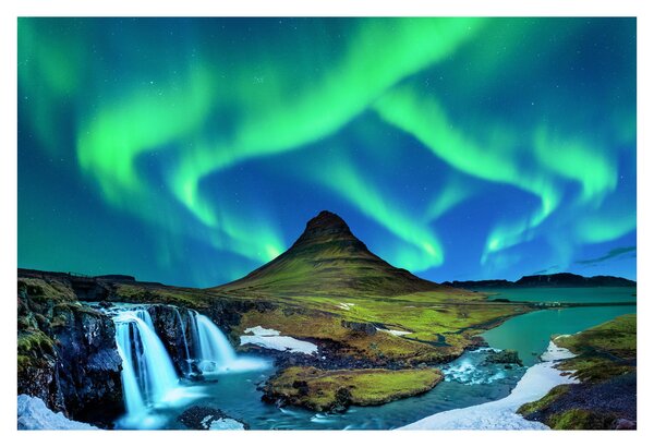 Slika - Kirkjufell, Island (90x60 cm)