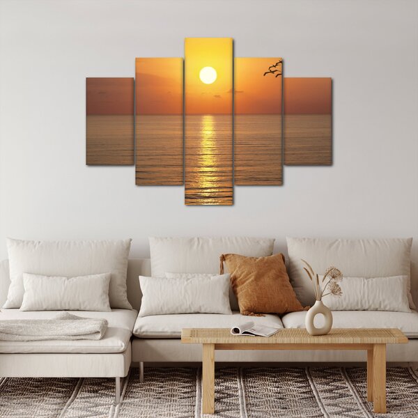 Slika - Zalazak sunca iznad oceana (150x105 cm)