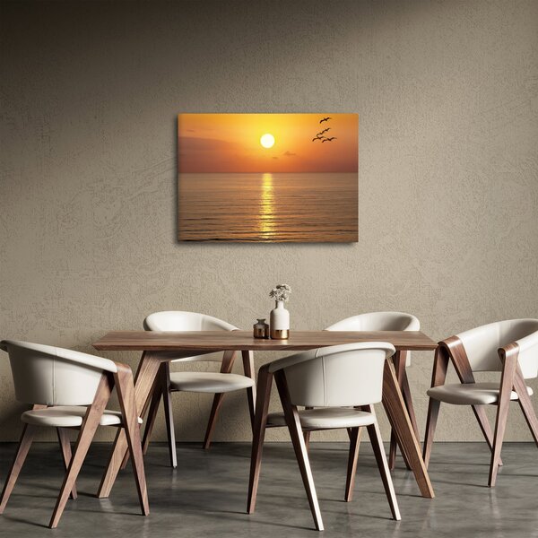Slika - Zalazak sunca iznad oceana (70x50 cm)