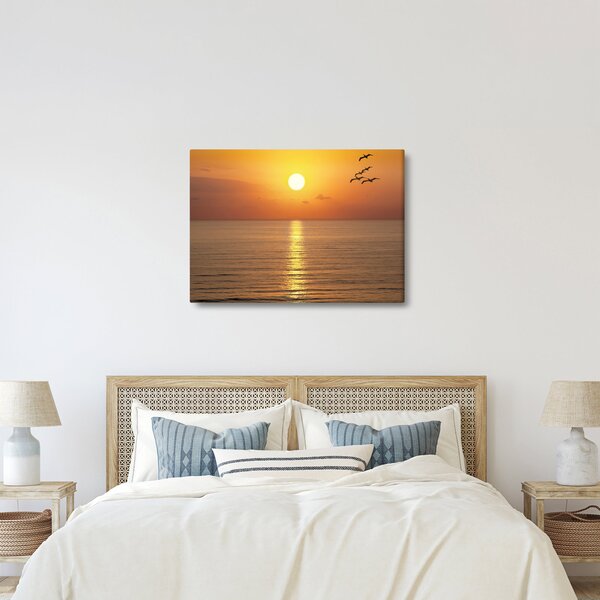 Slika - Zalazak sunca iznad oceana (70x50 cm)