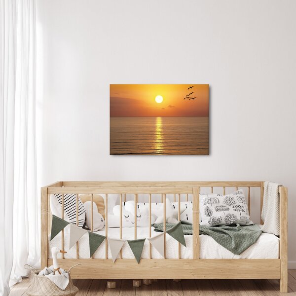 Slika - Zalazak sunca iznad oceana (70x50 cm)