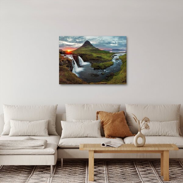 Slika - Kirkjufell na zalasku sunca (70x50 cm)