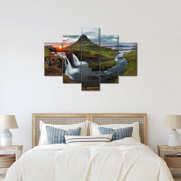 Slika - Kirkjufell na zalasku sunca (150x105 cm)
