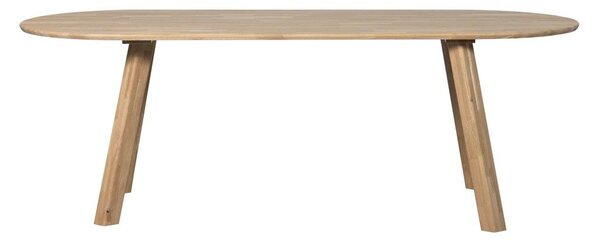 Blagovaonski stol od punog hrasta 90x220 cm Tablo – WOOOD