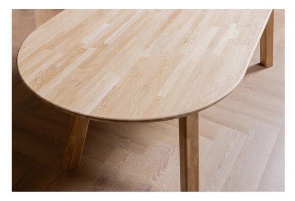 Blagovaonski stol od punog hrasta 90x220 cm Tablo – WOOOD