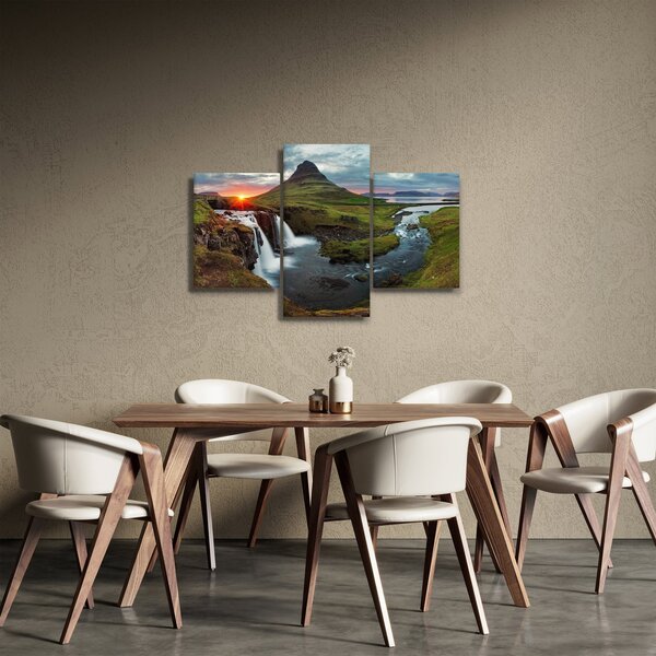Slika - Kirkjufell na zalasku sunca (90x60 cm)