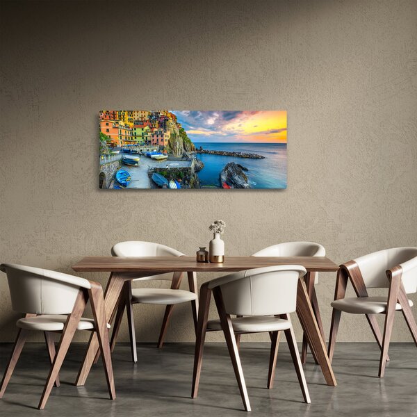 Slika - Mediteransko selo (120x50 cm)