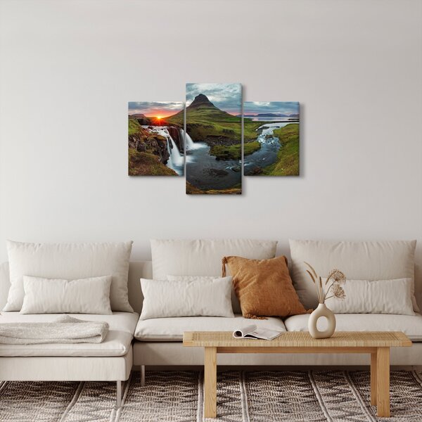 Slika - Kirkjufell na zalasku sunca (90x60 cm)