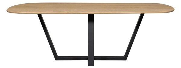 Blagovaonski stol s hrastovom pločom stola 100x220 cm Tablo – WOOOD