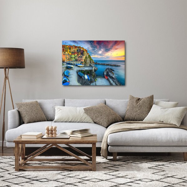 Slika - Mediteransko selo (70x50 cm)