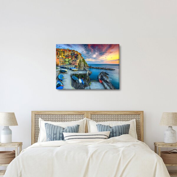 Slika - Mediteransko selo (70x50 cm)