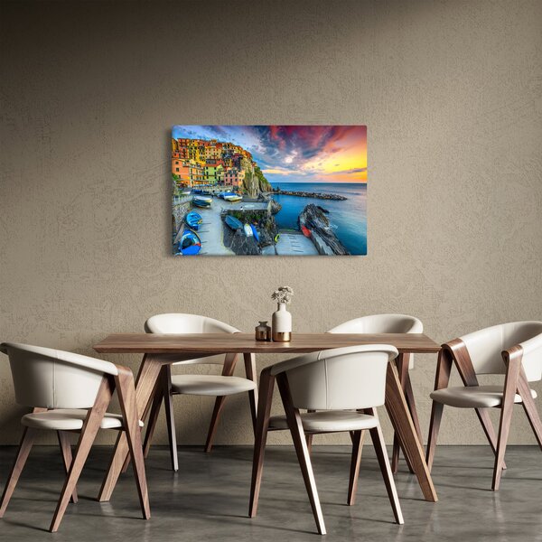 Slika - Mediteransko selo (90x60 cm)
