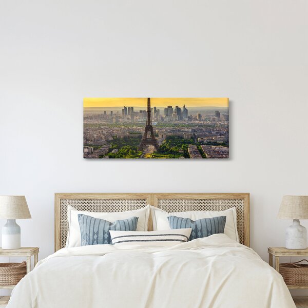 Slika - Panorama Pariza (120x50 cm)
