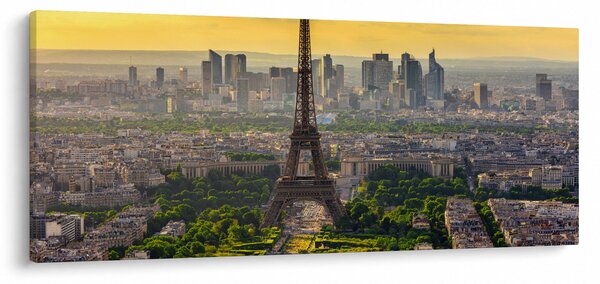 Slika - Panorama Pariza (120x50 cm)