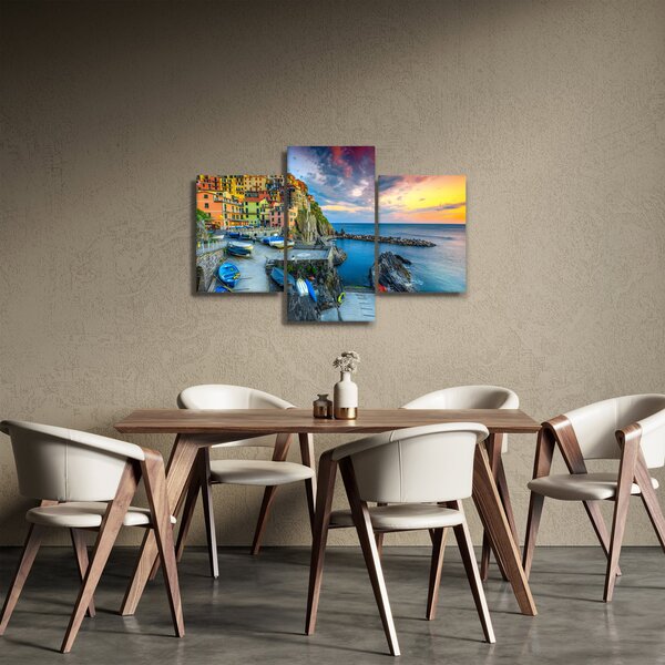 Slika - Mediteransko selo (90x60 cm)