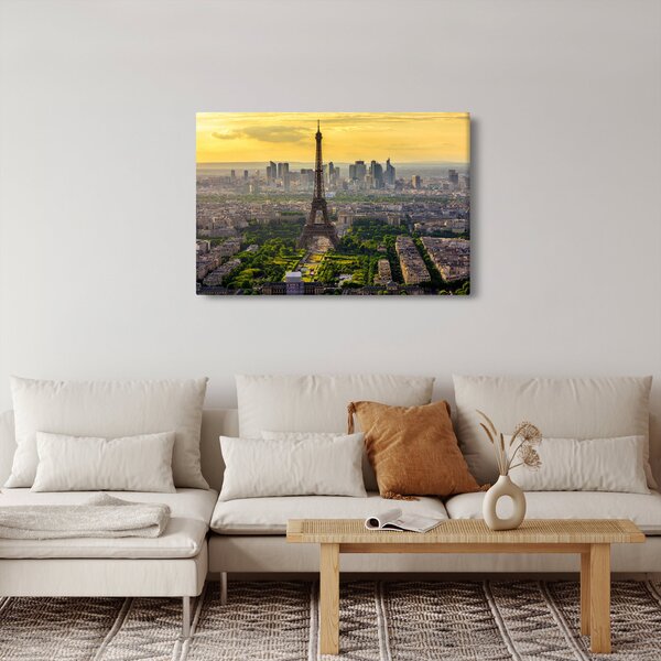 Slika - Panorama Pariza (90x60 cm)