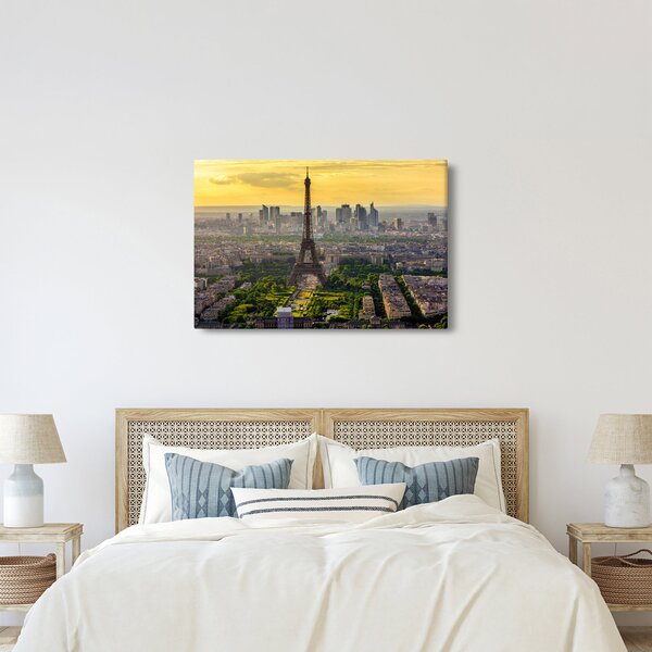 Slika - Panorama Pariza (90x60 cm)