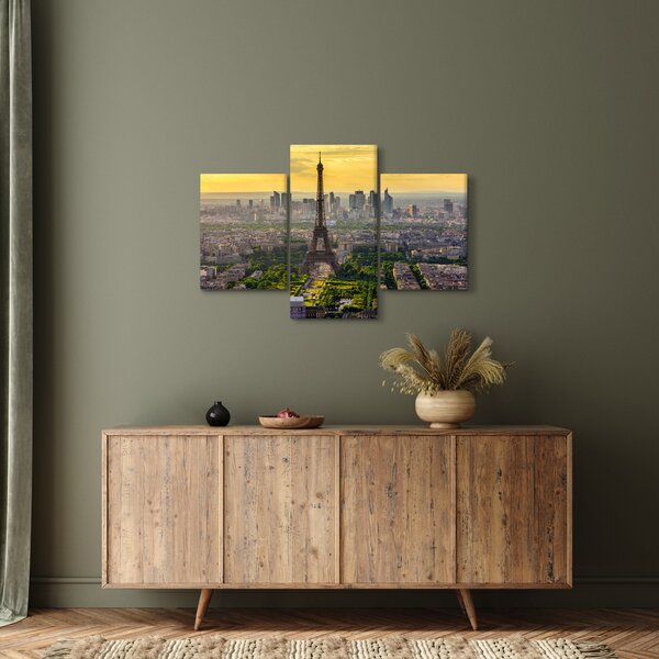Slika - Panorama Pariza (90x60 cm)