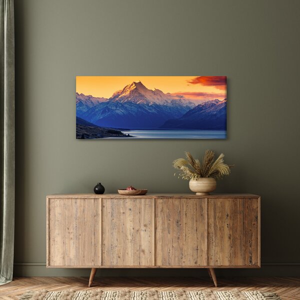 Slika - jezero Pukaki (120x50 cm)