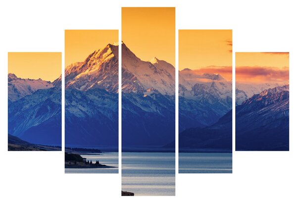 Slika - jezero Pukaki (150x105 cm)