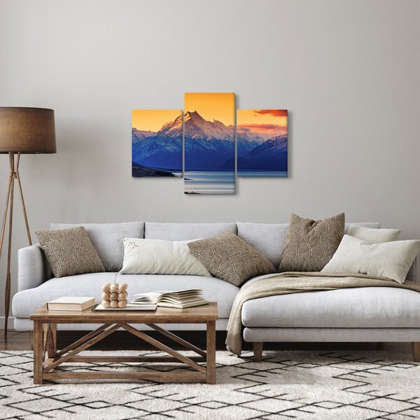 Slika - jezero Pukaki (90x60 cm)